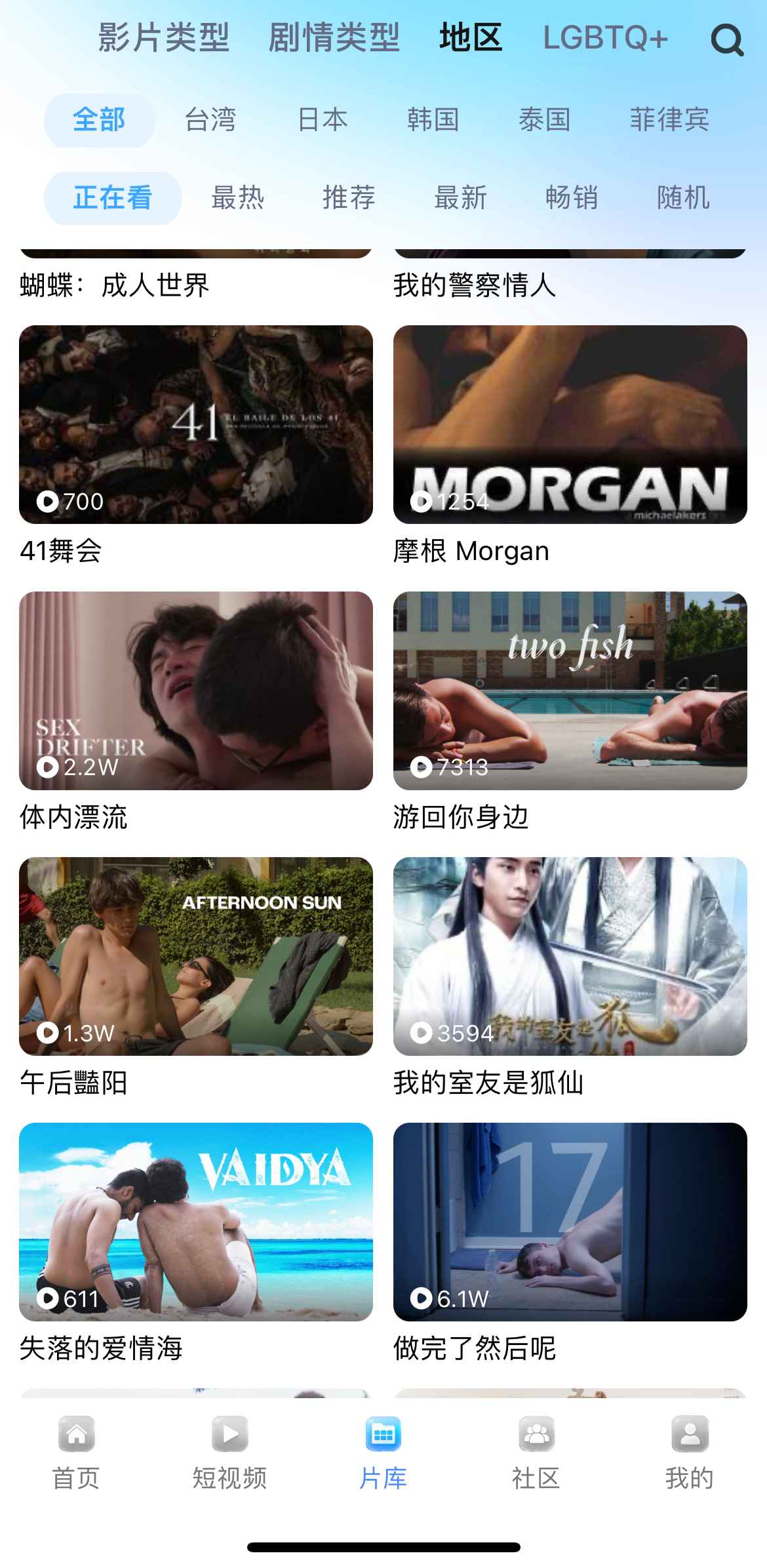 小蓝Blued片库地区分类
